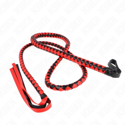 Kink Long Red Snake Whip 210cm