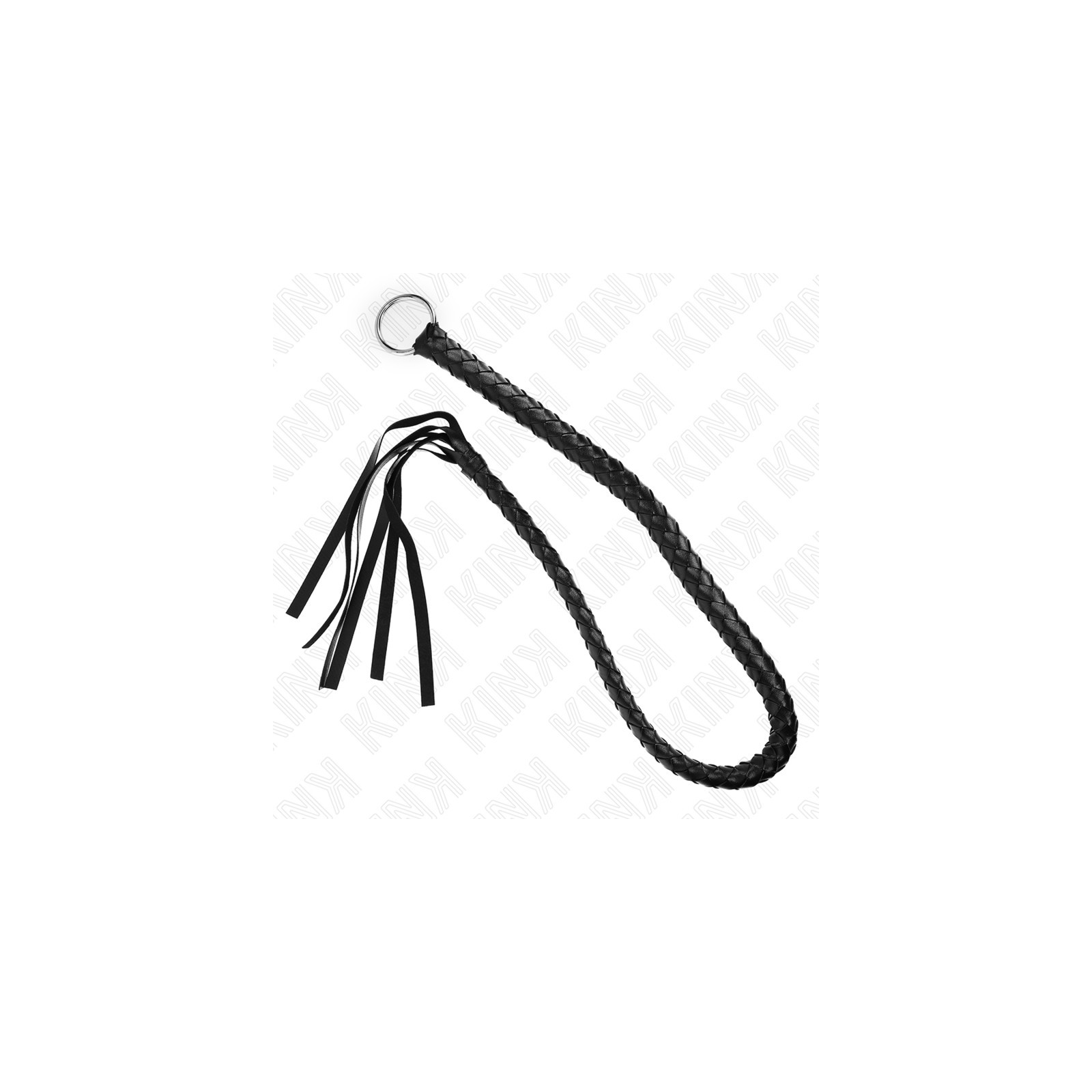 Kink Snake Whip Hand Ring Black 65cm