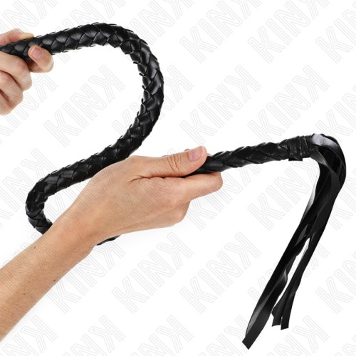 Kink Snake Whip Hand Ring Black 65cm