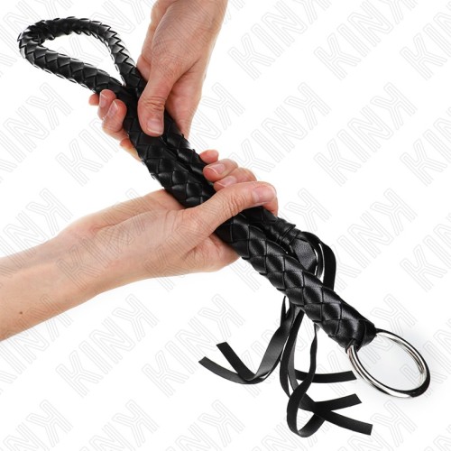 Kink Snake Whip Hand Ring Black 65cm