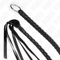 Kink Látigo De Serpiente Con Anillo De Mano Negro 65 Cm