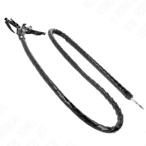 Kink Long Shiny PVC Whip 138 Cm