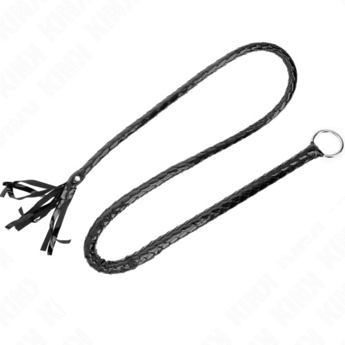 Kink Long Shiny PVC Whip 138 Cm