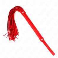 Kink Textured Red Whip for BDSM Fun