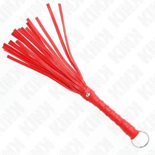 Kink Látigo Simple Mini Rojo para Juegos BDSM