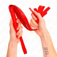 Kink Látigo de Cola Ancha Rojo 48.5 cm | Juego Intenso