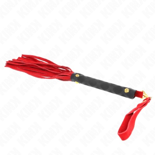 Kink Mini Suede Flogger Red 30cm