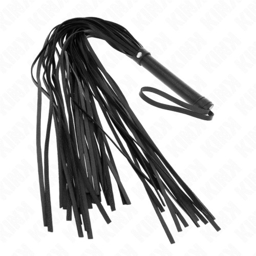 Kink Soft PVC Black Whip 70 Cm