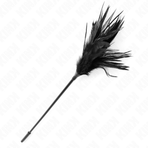 Kink Multiple Feather Tickler Black - Sensual Teasing