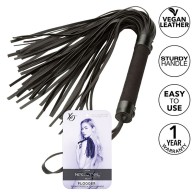 Nocturnal Leather Whip Black