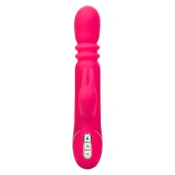 Jack Fantasy Triple Vibrador Calentable Rabbit Rosa - Experiencia Sensacional