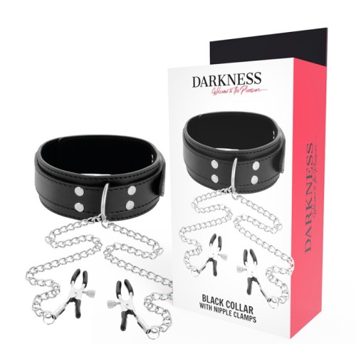 Darkness - Collar Con Pinzas Ajustables