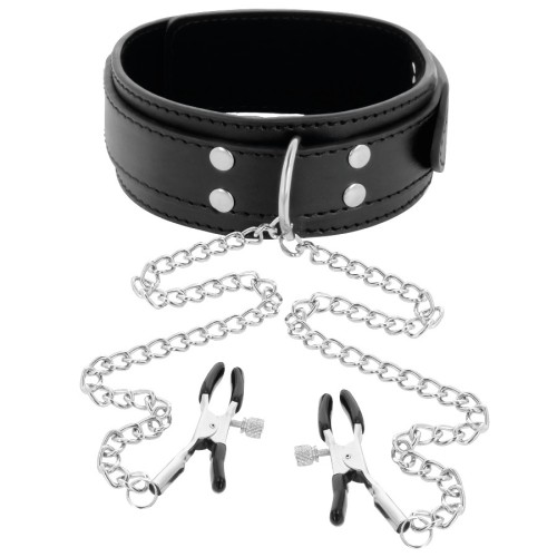 Darkness Nipple Clamp Adjustable Collar