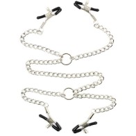 4 Nipple Clamps with Chains