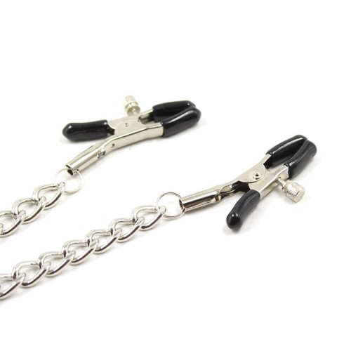 4 Nipple Clamps with Chains