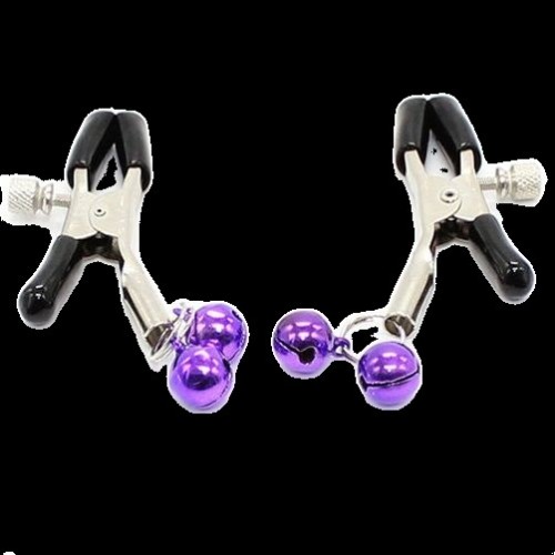 Purple Nipple Clamps for Pleasure