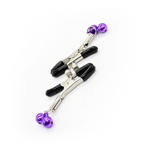 Purple Nipple Clamps for Pleasure