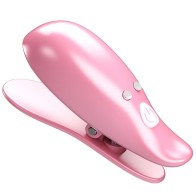 Pretty Love Vibrating Nipple Clamps - Pink