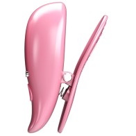 Pretty Love Vibrating Nipple Clamps - Pink