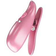 Pretty Love Vibrating Nipple Clamps - Pink