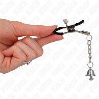 Kink Nipple Clamps with Bell Pendant for Sensation