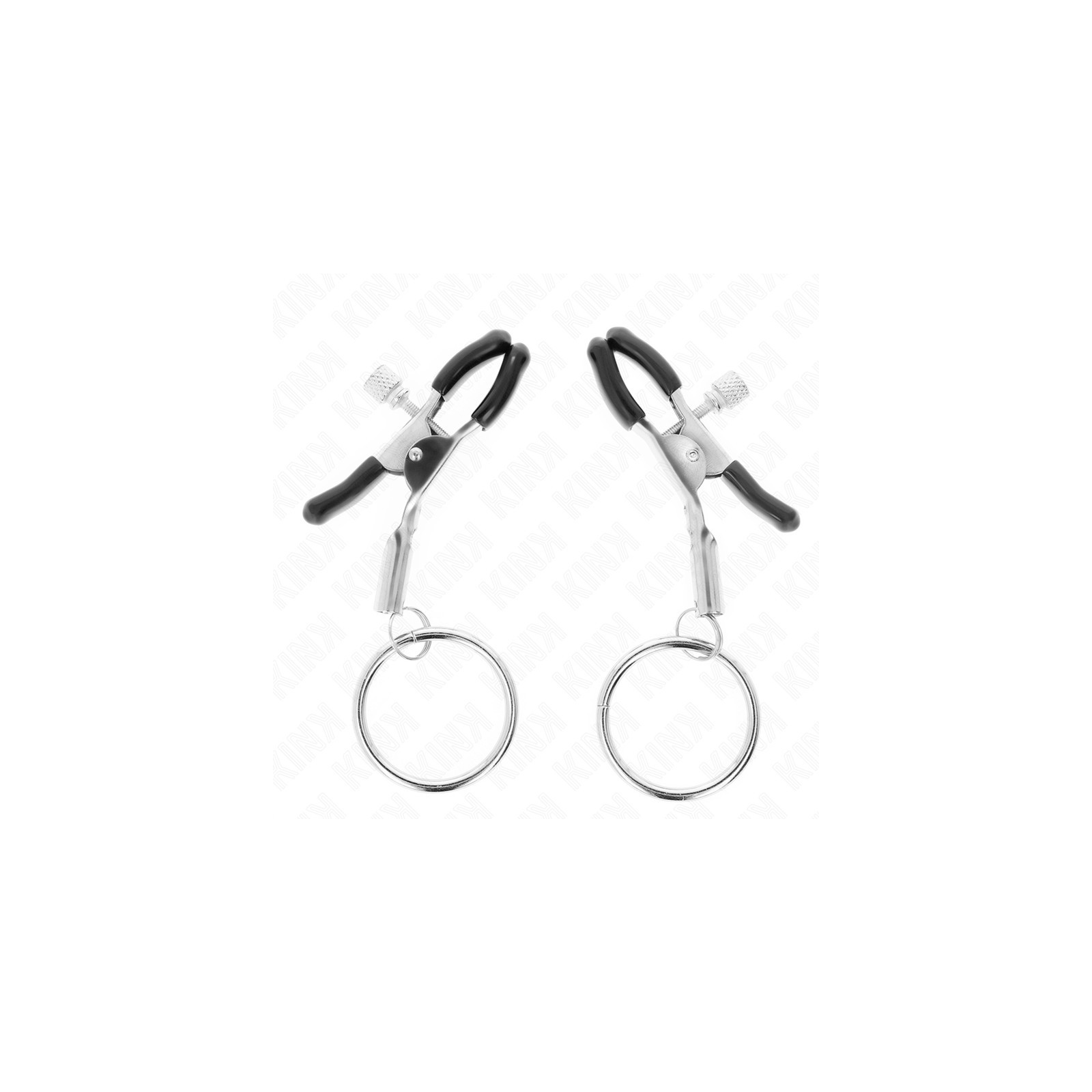 Kink Nipple Clamps with Ring 6 cm