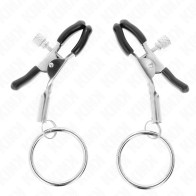 Kink Nipple Clamps with Ring 6 cm