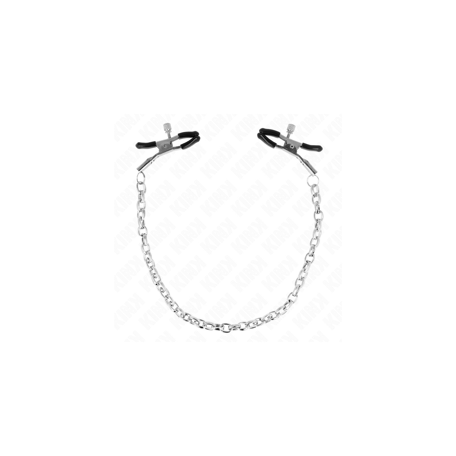 Kink Nipple Clamps with Thick Chain 30cm - Explore Sensual Stimulation