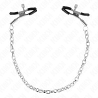 Kink Nipple Clamps with Thick Chain 30cm - Explore Sensual Stimulation