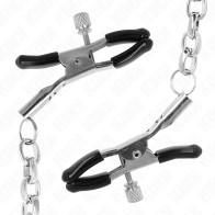 Kink Nipple Clamps with Thick Chain 30cm - Explore Sensual Stimulation