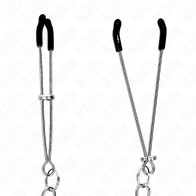 Kink Fine Nipple Clamps with Thick Chain 30 cm