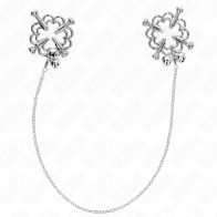 Kink Metal Flower Nipple Clamps with Chain