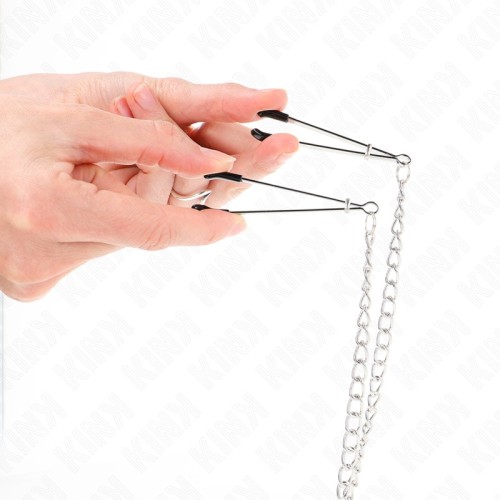 Kink Nipple Clamps with Chain 30 cm Model 1