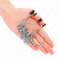 Kink Nipple Clamps with Chain 30 cm Model 1