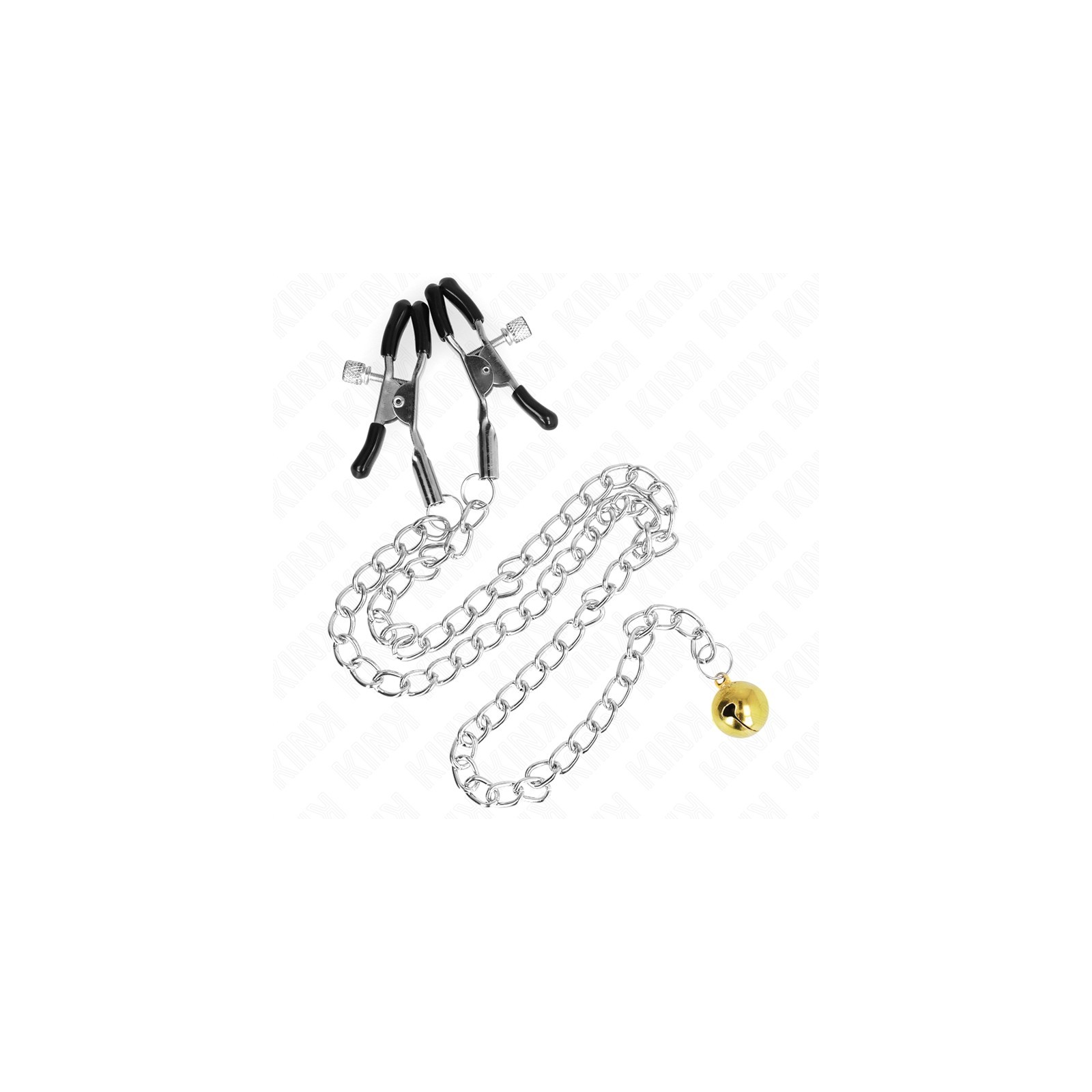 Kink Nipple Clamps with Bell and Chain