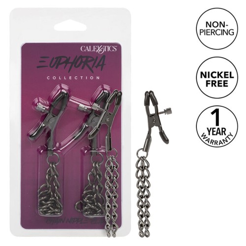 Euphoria Chain Nipple Clamps 14.5 cm