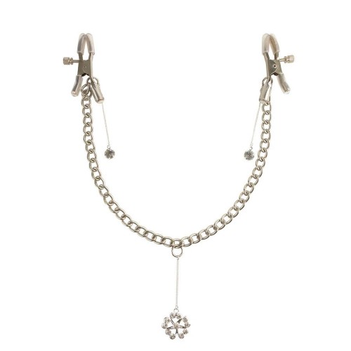 Clover Nipple Clamps with Chain