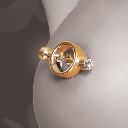 Luxurious Magnetic Nipple Clamps - Gold Finish