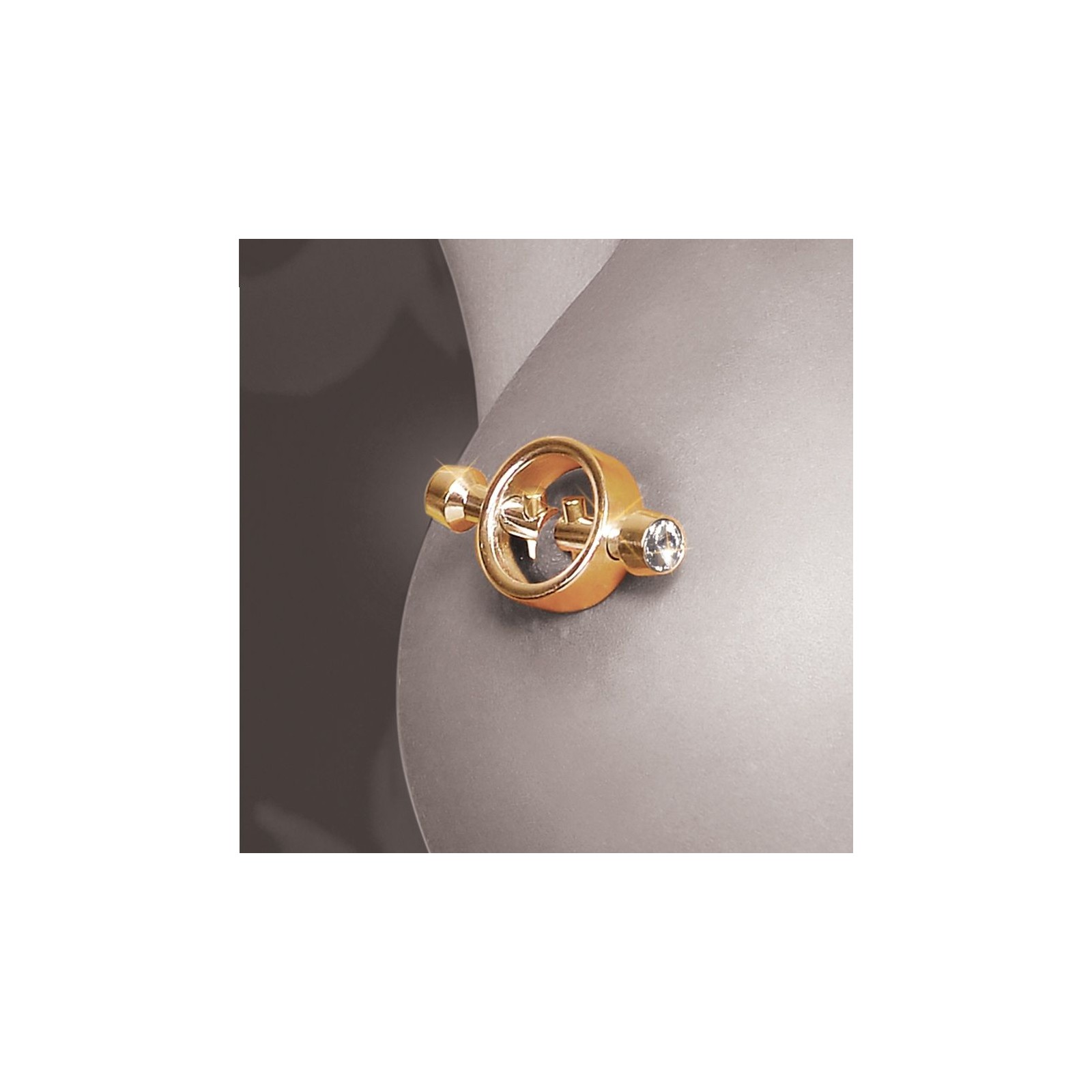 Luxurious Magnetic Nipple Clamps - Gold Finish