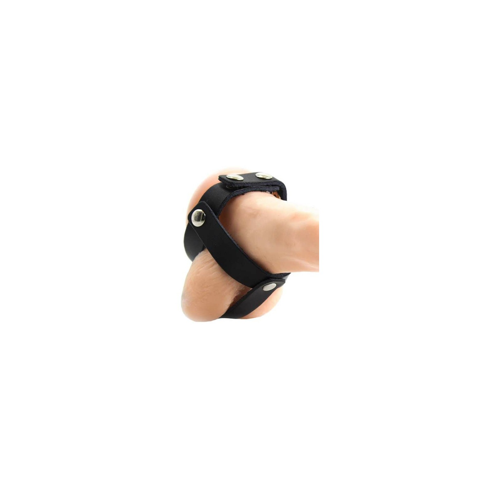 Leather Testicle Chastity Cup