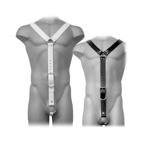 White Harness for Men - Ultimate BDSM Experience