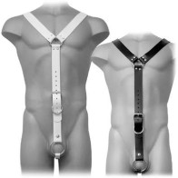 White Harness for Men - Ultimate BDSM Experience