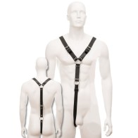 Adjustable Black Men's Harness for BDSM