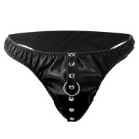 Darkness Submission Thong with Chain for Intense Games