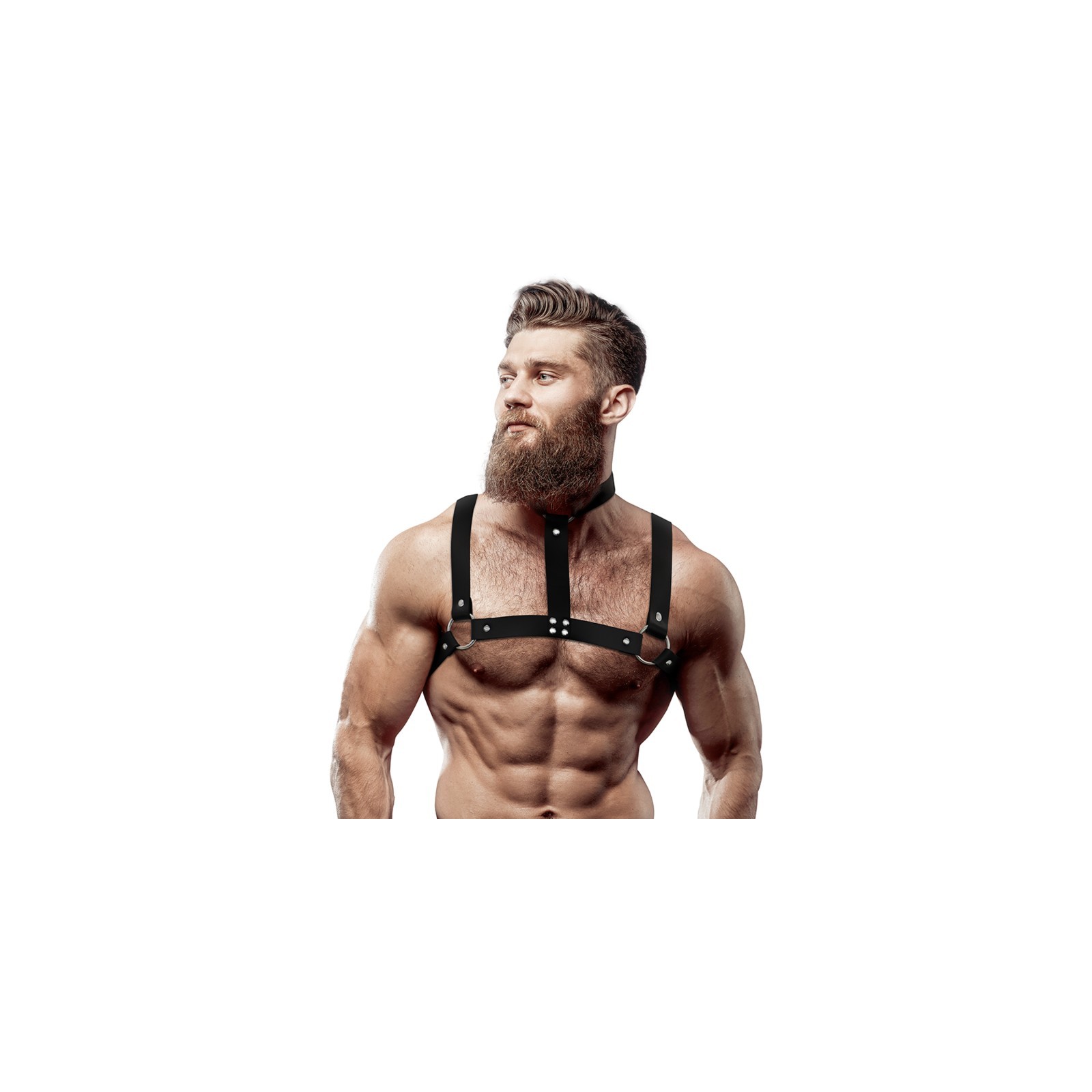 Adjustable Eco-Leather Chest Harness for Men