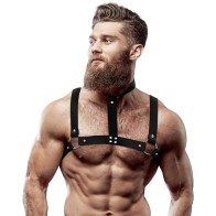 Adjustable Eco-Leather Chest Harness for Men