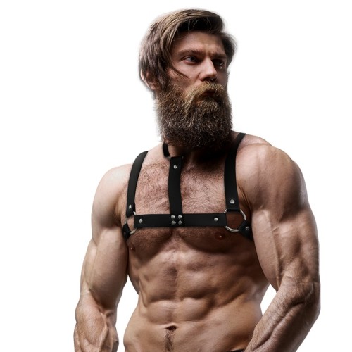 Adjustable Eco-Leather Chest Harness for Men