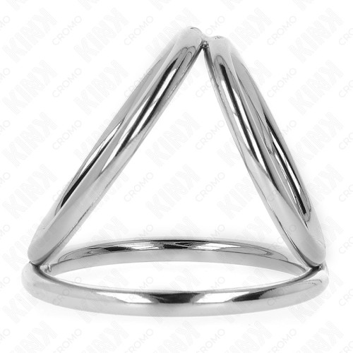 Kink Triple Metal Cock Ring for Ultimate Control