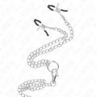 Kink Triple Metal Penis Ring with Chain