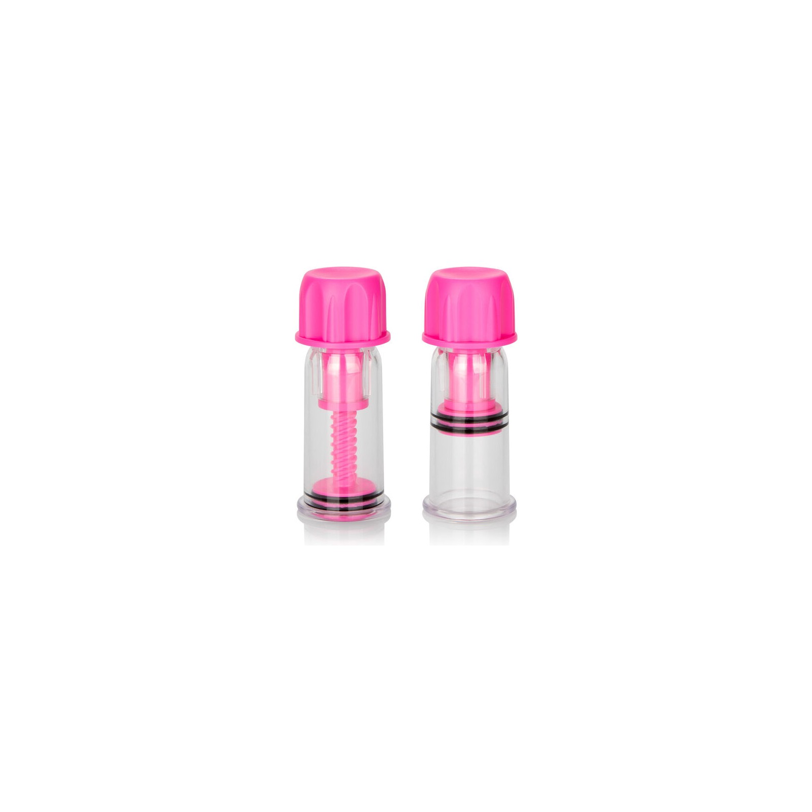 Vacuum Twist Nipple Suction Cups Pink